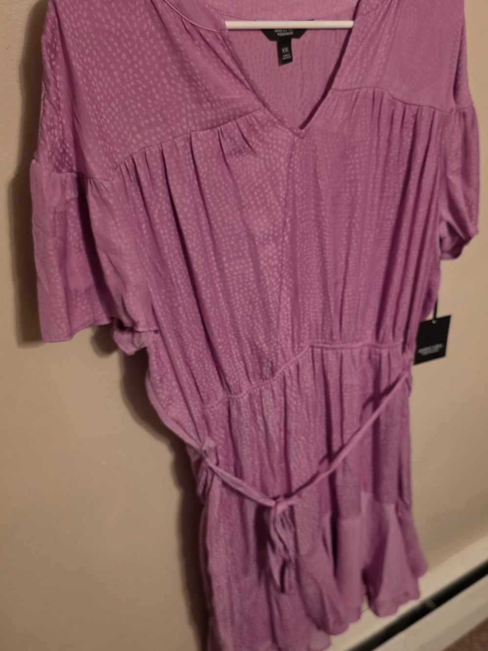 Simply Vera Vera Wang Lavender-Patterned Dress